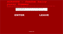 Desktop Screenshot of hirsute.biz